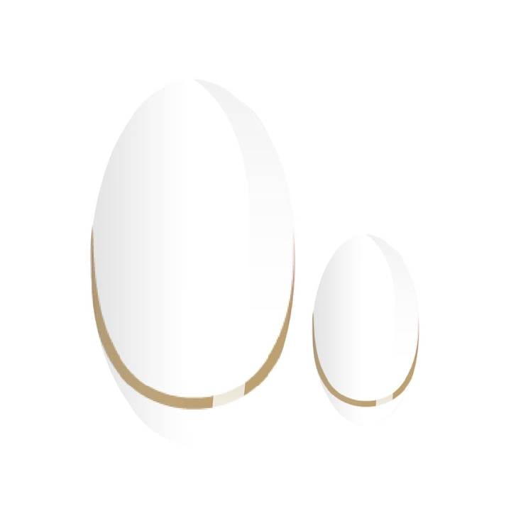 Lune Transparent Nagelfolien von MANIFIX