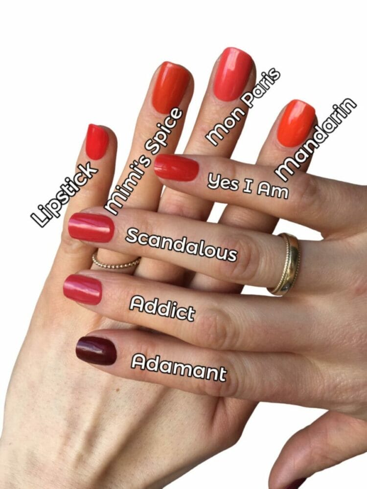 Finde den perfekten Rotton für deine Nägel