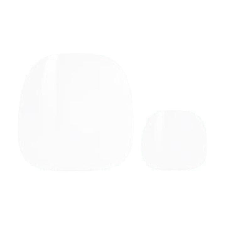 Virgin White Uv Nagelfolien Füße Manifix